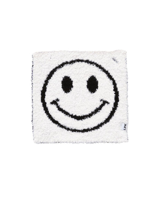 Smiley Plush Lovey | Black - Mack & Harvie