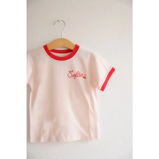 Soft Girls Club Ringer Tee for Kids