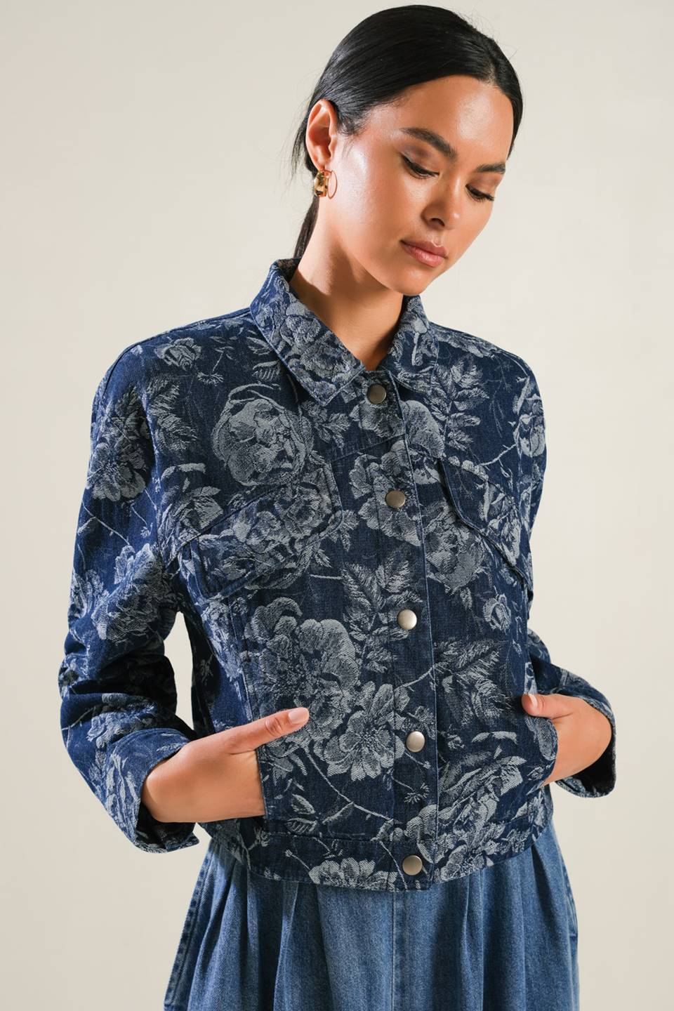 SOPHISTICATED STUNNER DENIM JACKET - Mack & Harvie