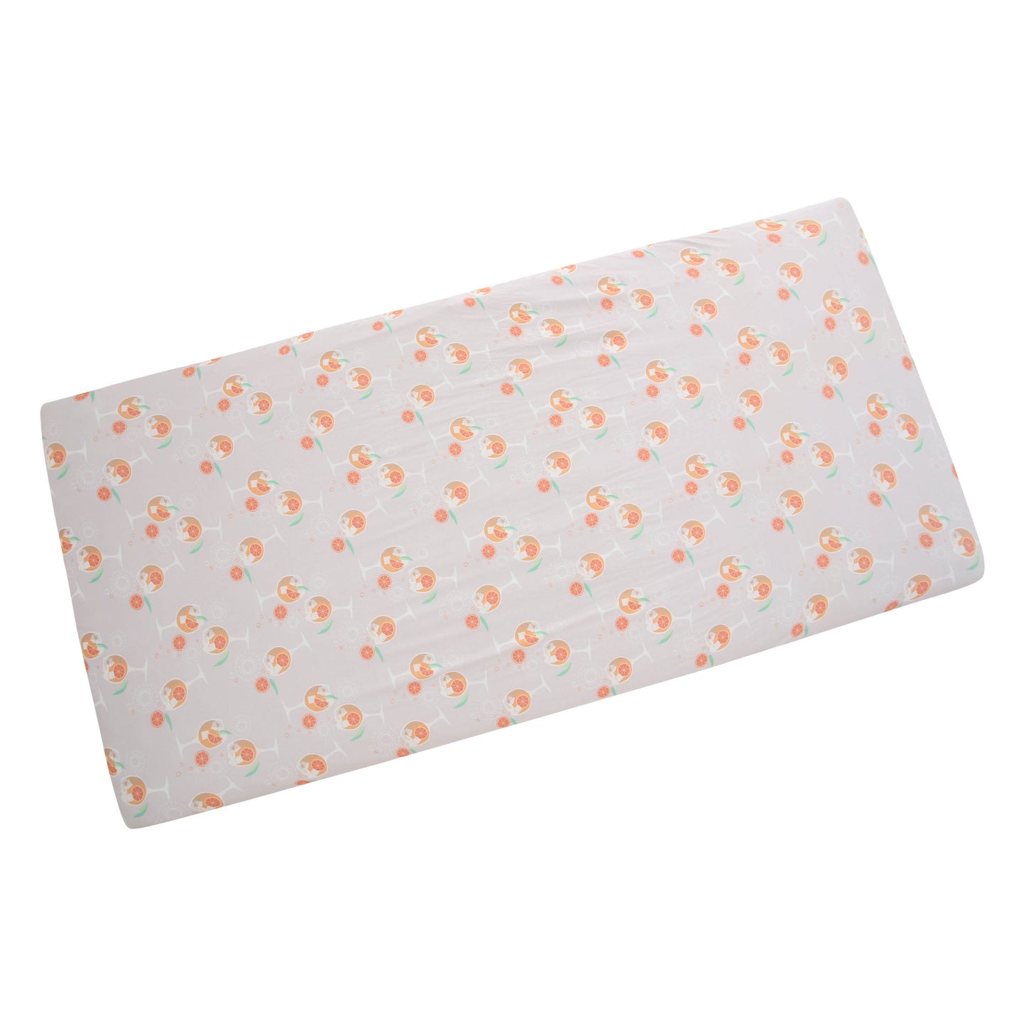 Crib Sheet in Spritz Gray