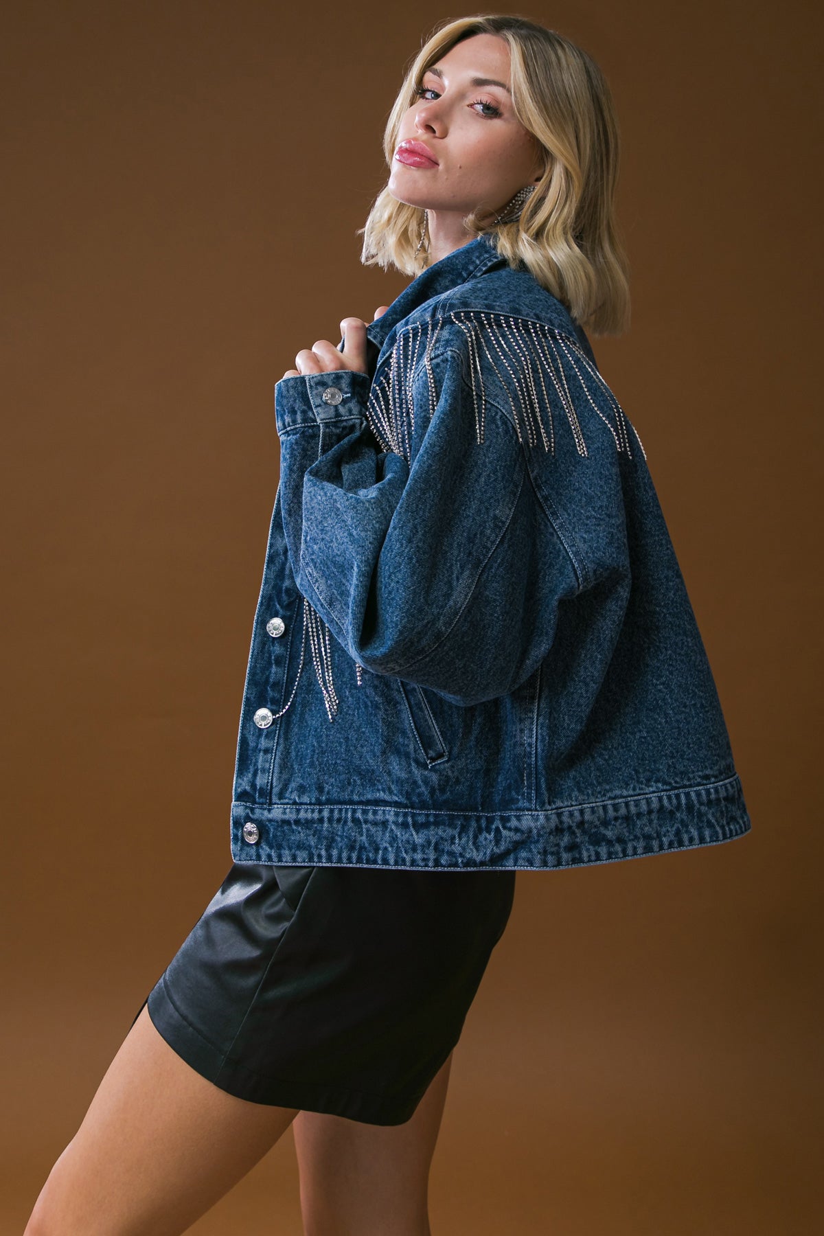 STUNNING EXCELLENCE WASHED DENIM JACKET - Mack & Harvie