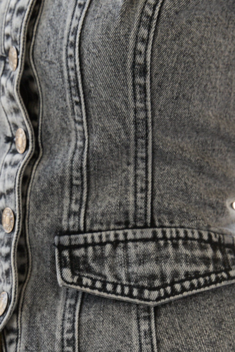 STUNNING GLORY DENIM VEST - Mack & Harvie