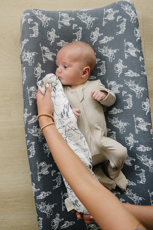Summit Muslin Burp Cloth - Mack & Harvie