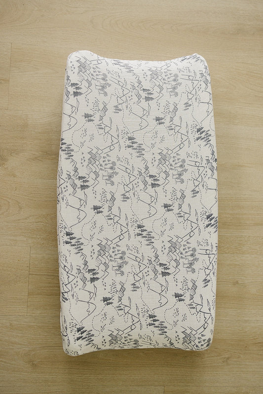 Summit Muslin Changing Pad Cover - Mack & Harvie