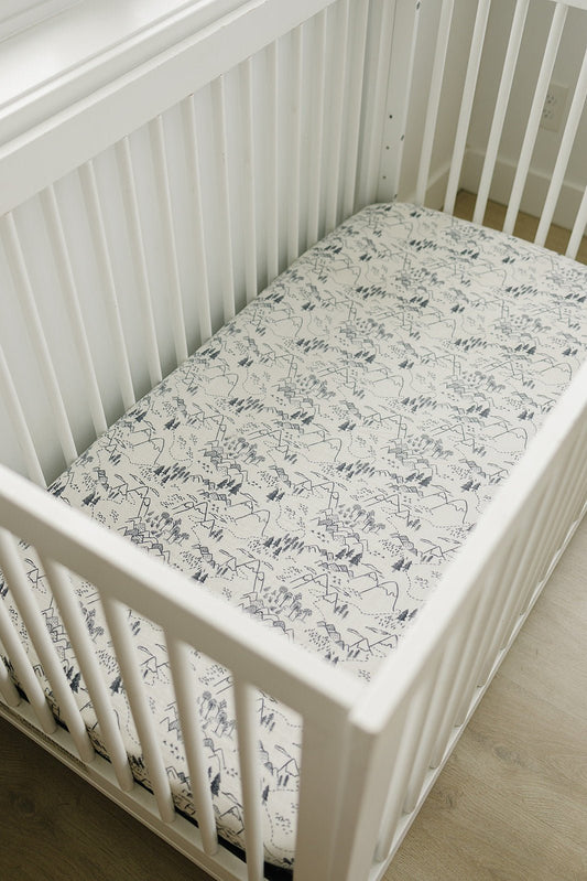 Summit Muslin Crib Sheet - Mack & Harvie