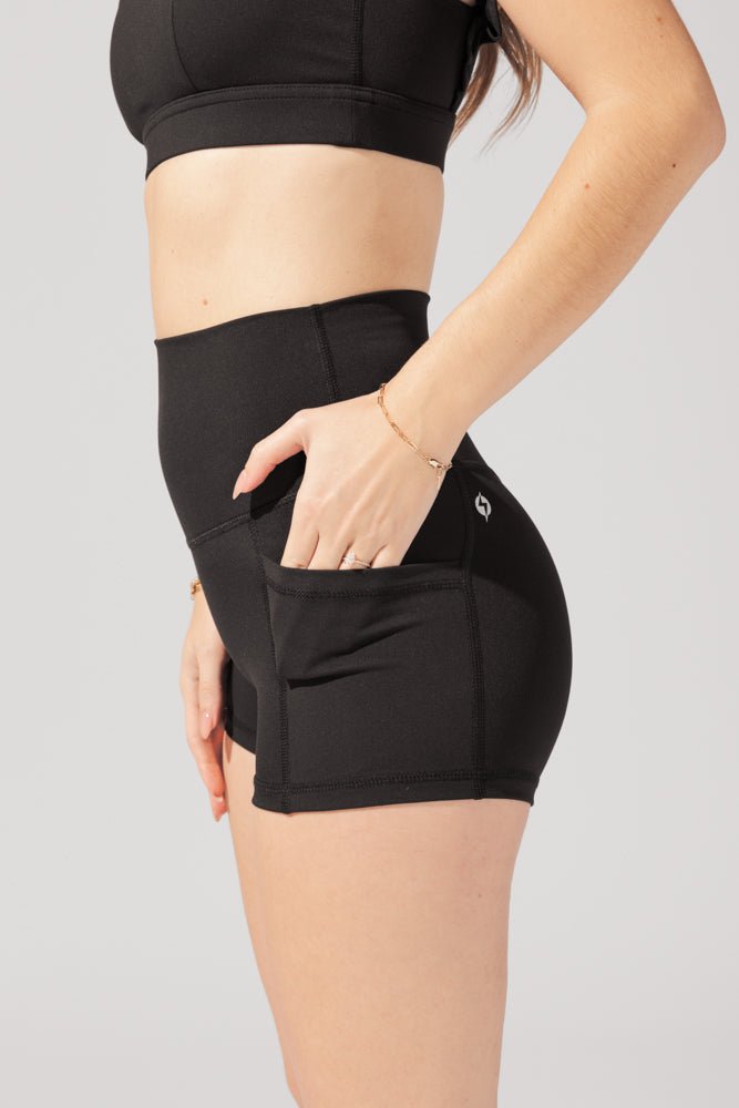 Supersculpt™ Booty Short - Black - Mack & Harvie