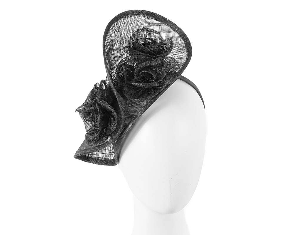 Tall sinamay fascinator by Max Alexander - Mack & Harvie