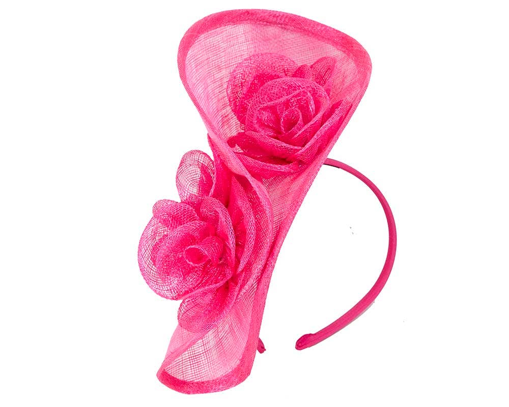 Tall sinamay fascinator by Max Alexander - Mack & Harvie