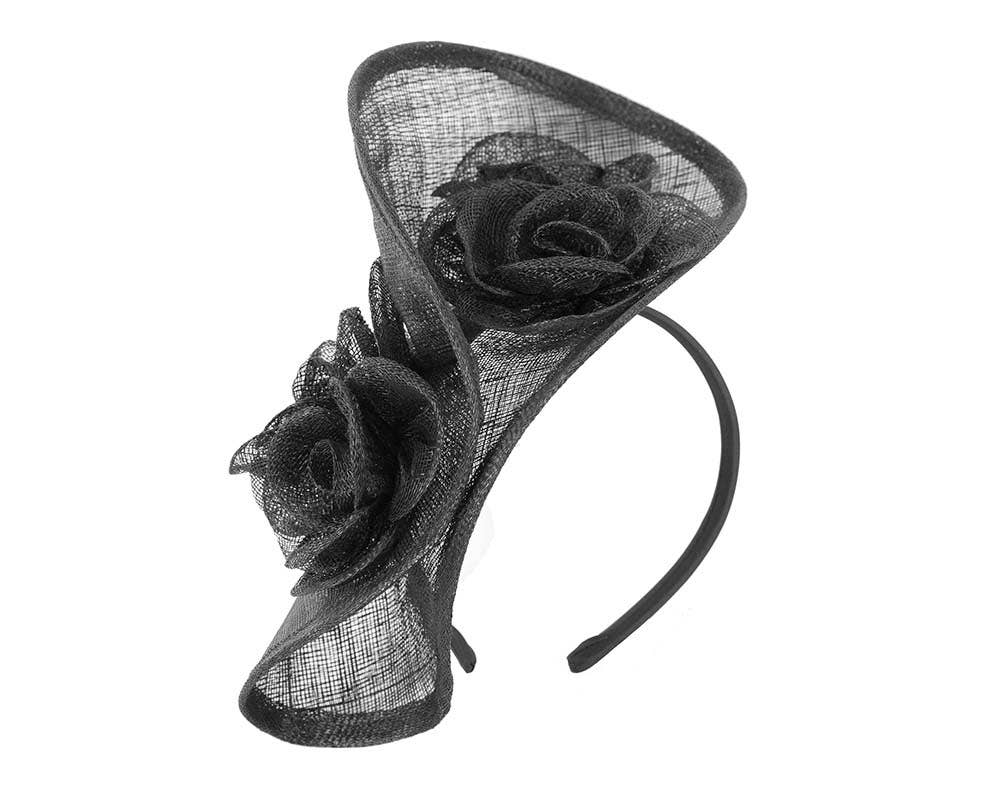 Tall sinamay fascinator by Max Alexander - Mack & Harvie