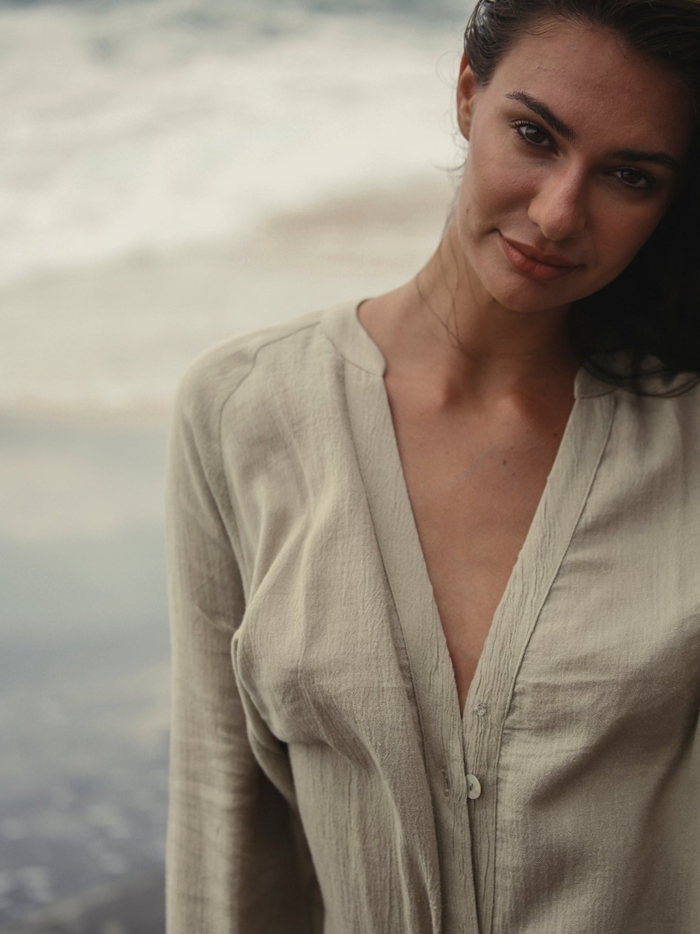 Terra Shirt Dress - Khaki Green - Mack & Harvie