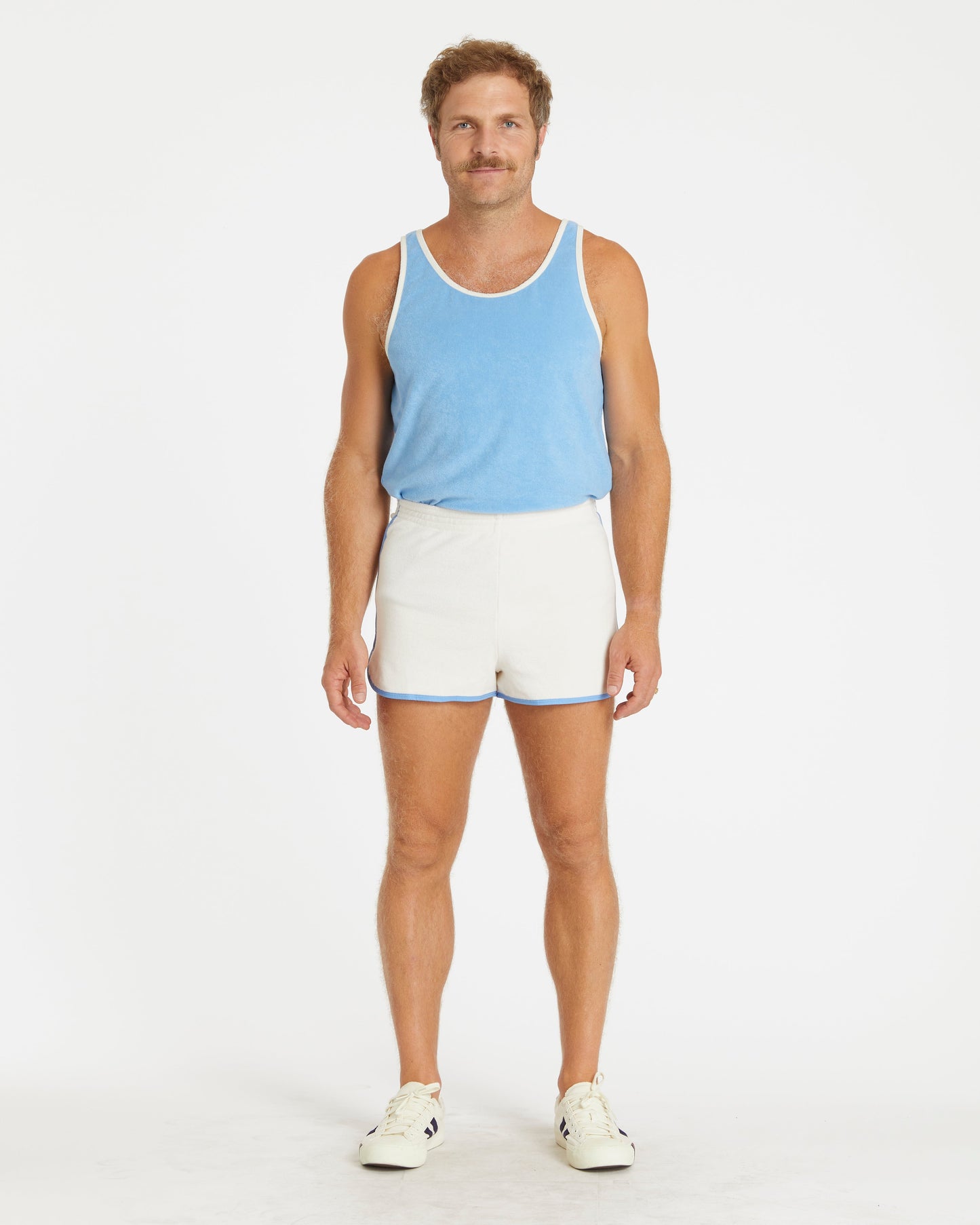 Terry Dolphin Short (Cream/Blue Poppy)