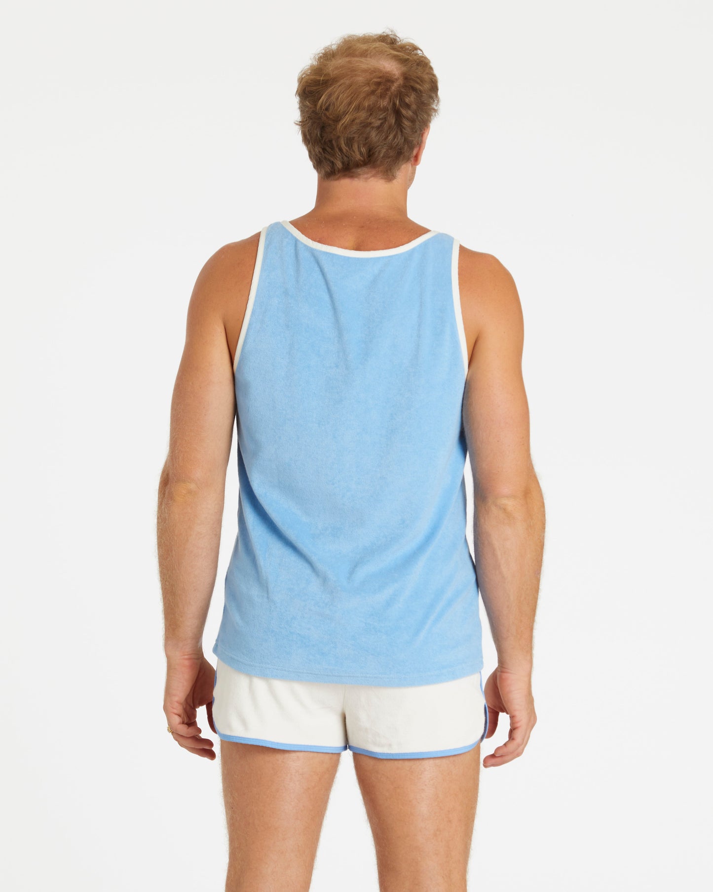 Terry Dolphin Short (Cream/Blue Poppy)