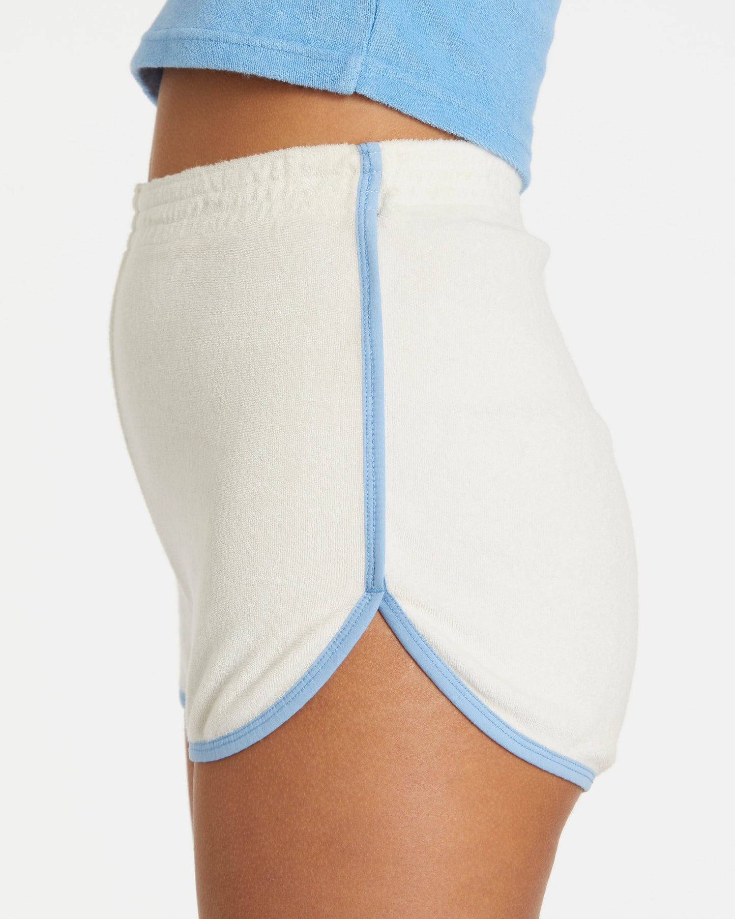 Terry Dolphin Short (Cream/Blue Poppy)