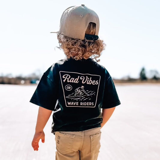 THE MAVERICKS TEE - VINTAGE BLACK - Mack & Harvie