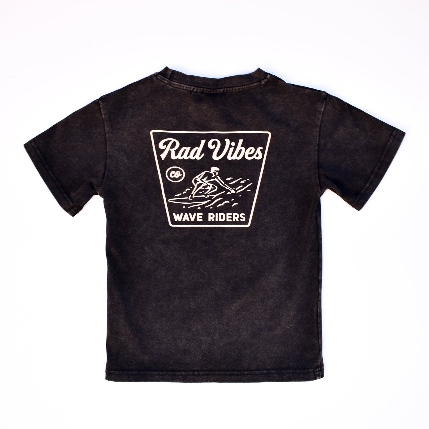 THE MAVERICKS TEE - VINTAGE BLACK - Mack & Harvie