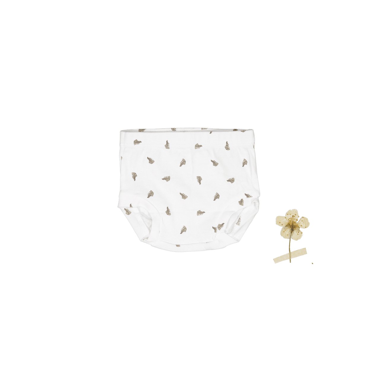 The Printed Bloomer - White Leaf - Mack & Harvie