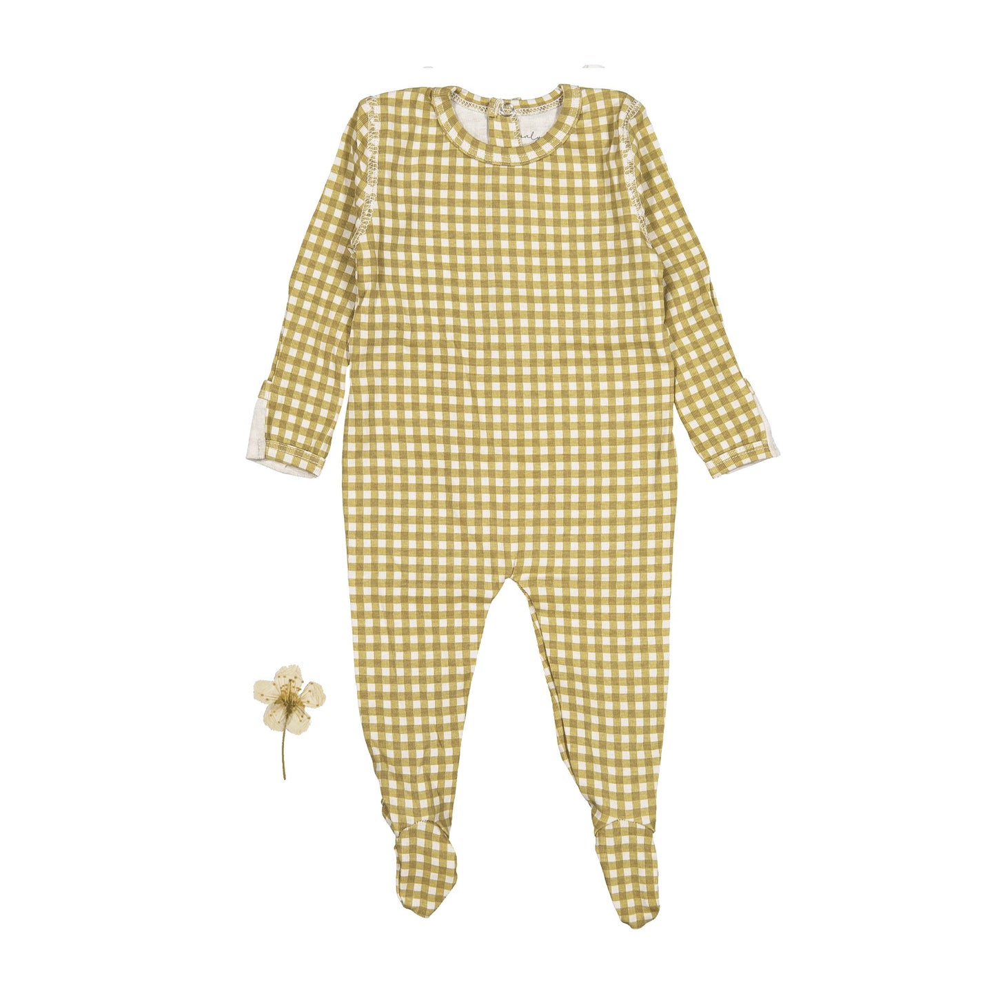 The Printed Romper - Golden Gingham - Mack & Harvie