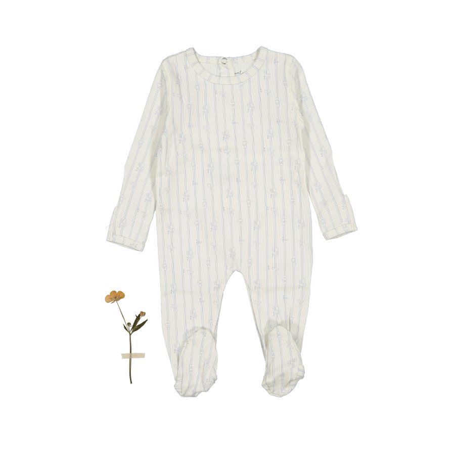 The Printed Romper - Linear Leaf - Mack & Harvie