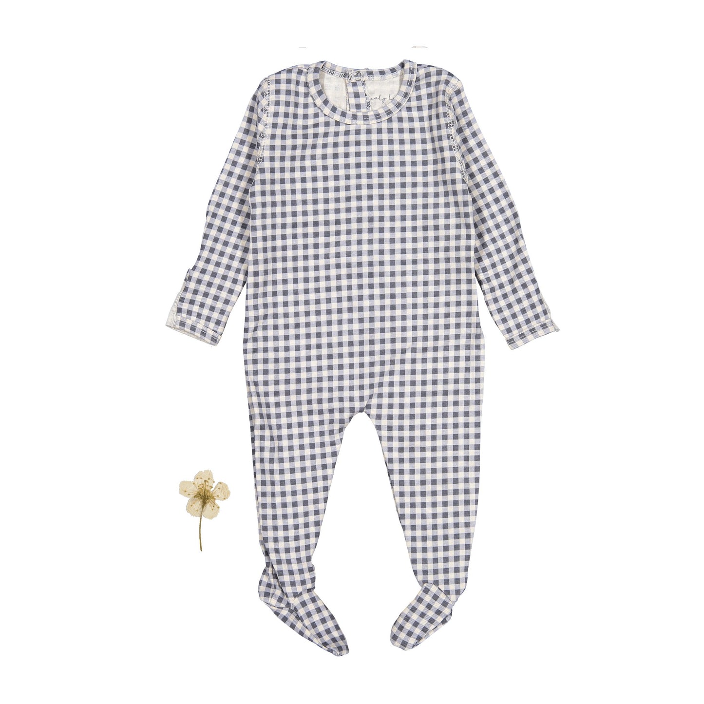 The Printed Romper - Steel Gingham - Mack & Harvie