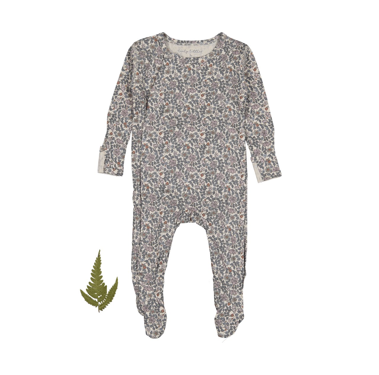 The Printed Snap Romper - Floral Cotton - Mack & Harvie