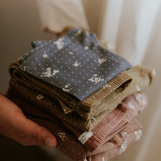 The Printed Snap Romper - Rosewood Floral - Mack & Harvie