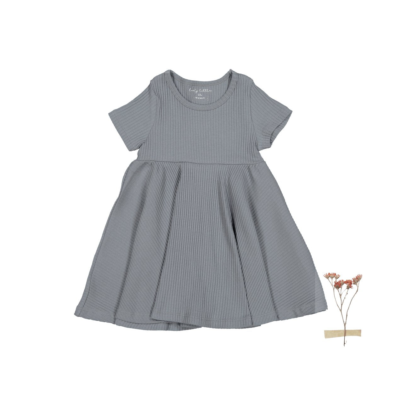 The Short Sleeve Dress - Slate - Mack & Harvie
