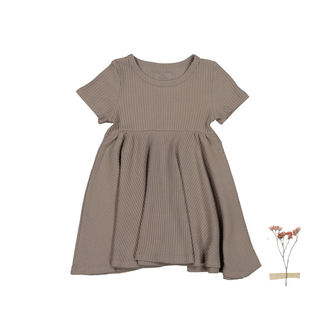 The Short Sleeve Dress - Taupe - Mack & Harvie