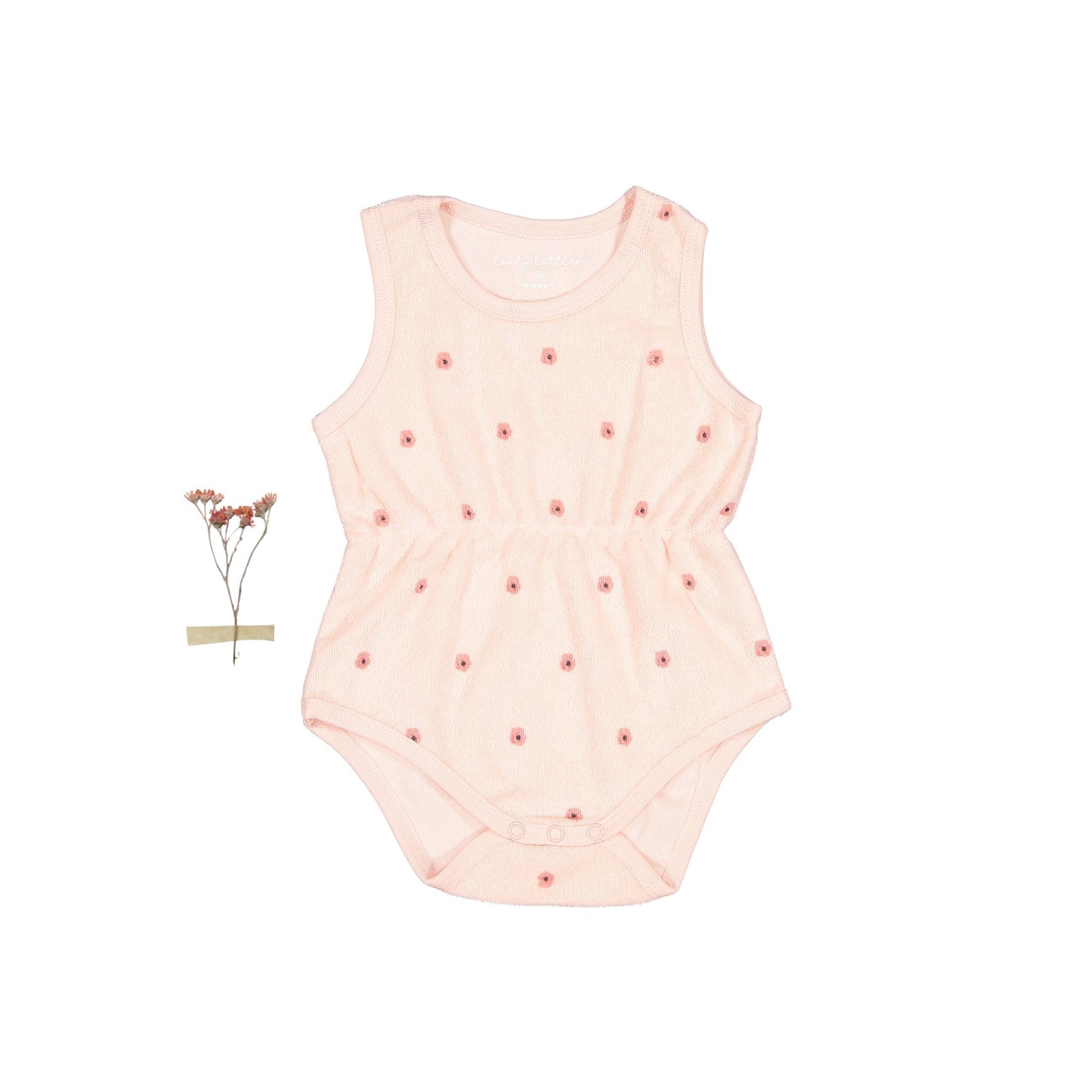 The Terry Romper - Rose Flower - Mack & Harvie