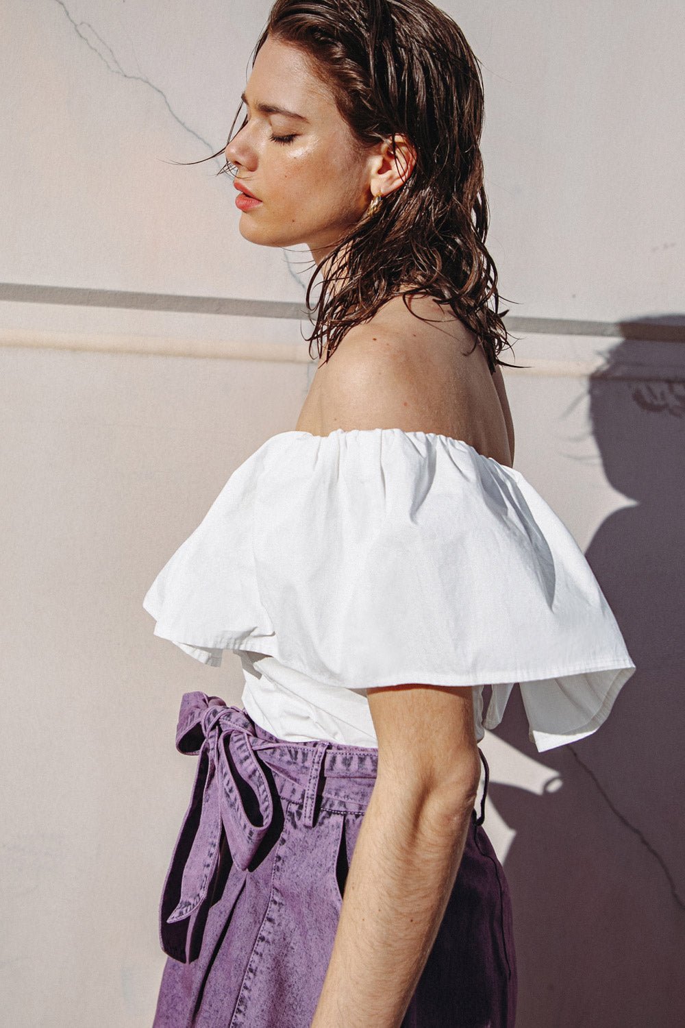 TIME FOR SOMETHING WOVEN TOP - Mack & Harvie