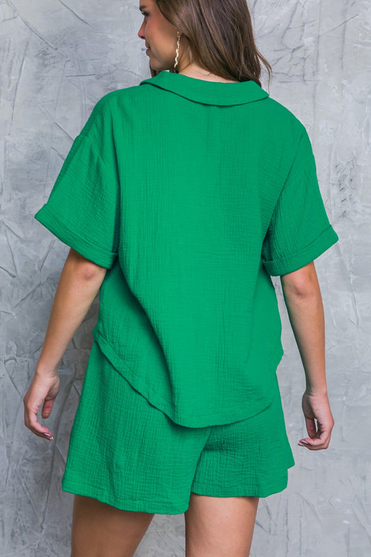 TRUE MEANING WOVEN TOP - Mack & Harvie