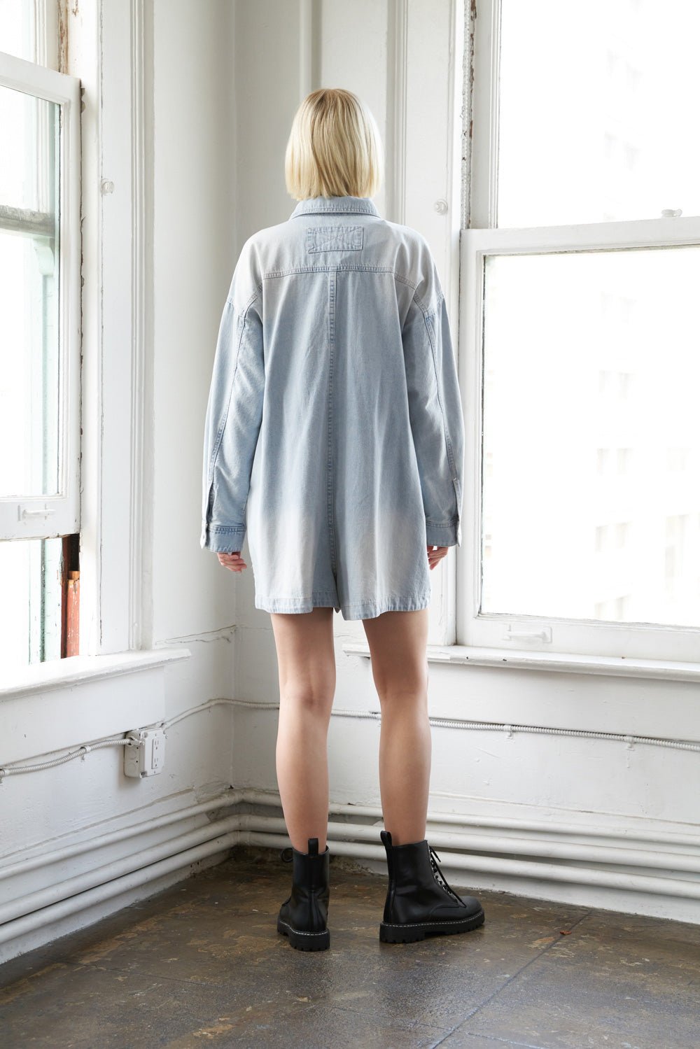 TURNING POINT DENIM ROMPER - Mack & Harvie