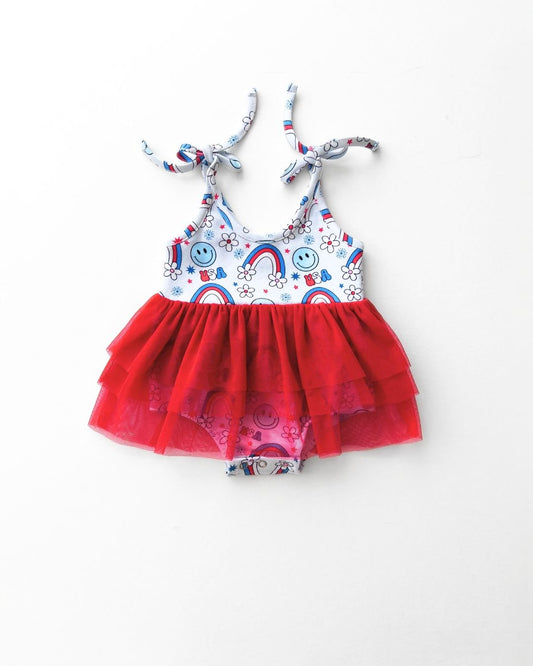 Tutu Romper | Little Miss USA - Mack & Harvie