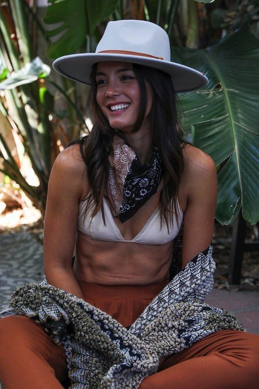 Two Tone Western Floral Bandana - Mack & Harvie