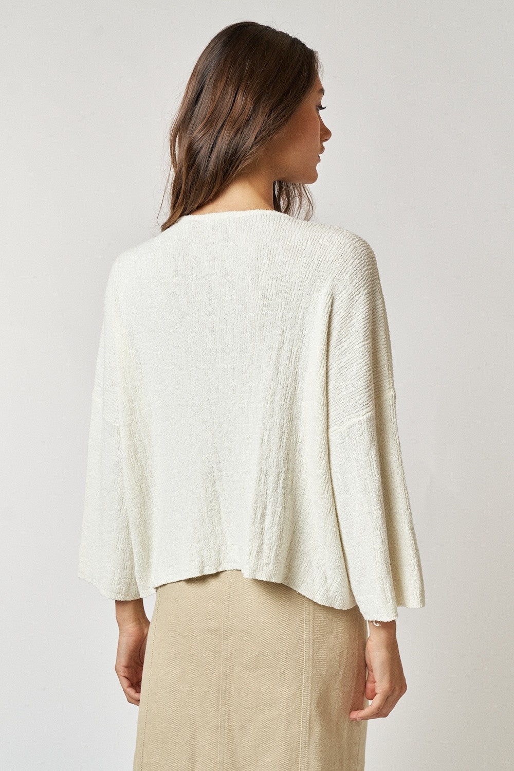 V-Neck Sweater Top and Maxi Skirt Set - Mack & Harvie