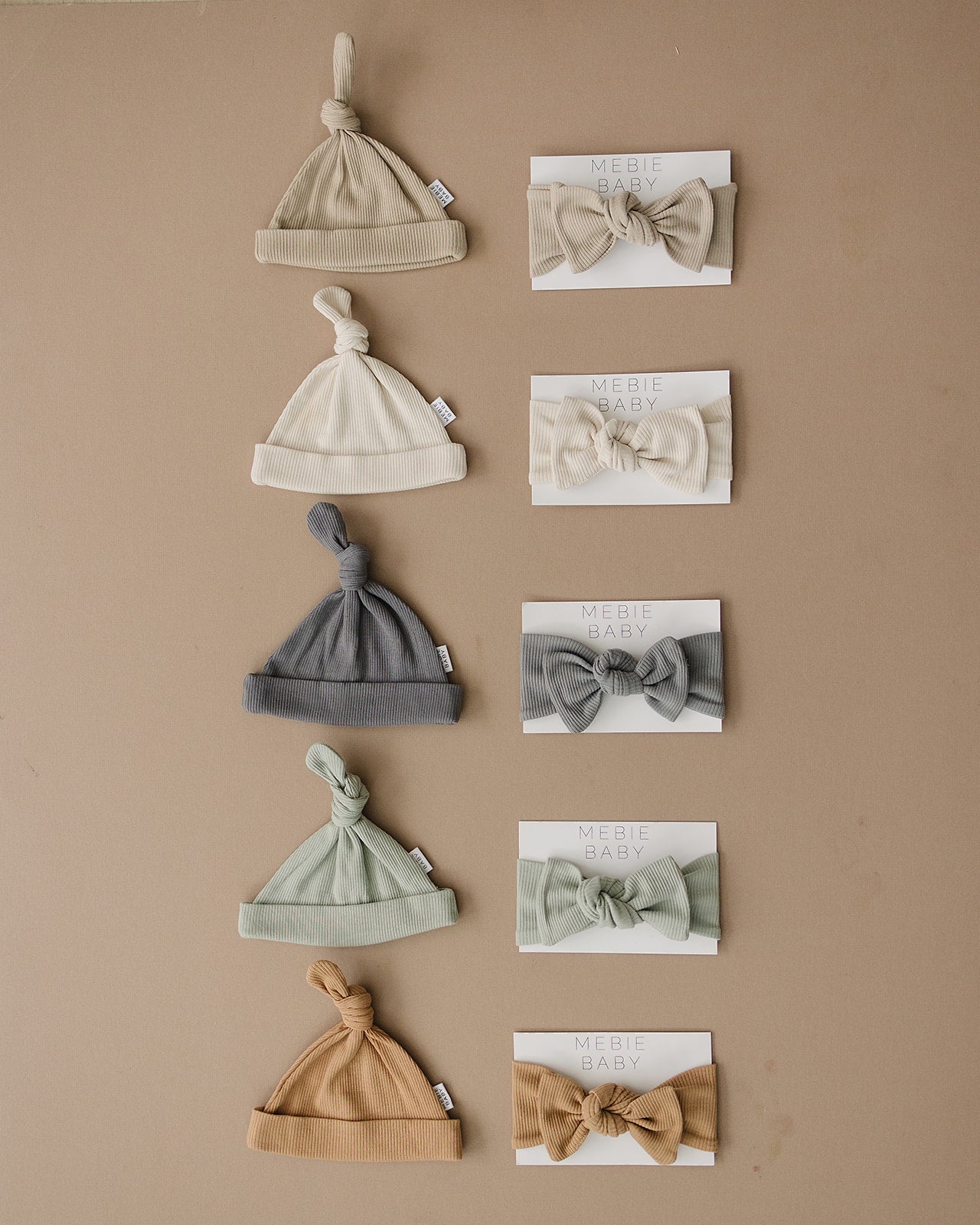 Vanilla Organic Cotton Ribbed Head Wrap - Mack & Harvie