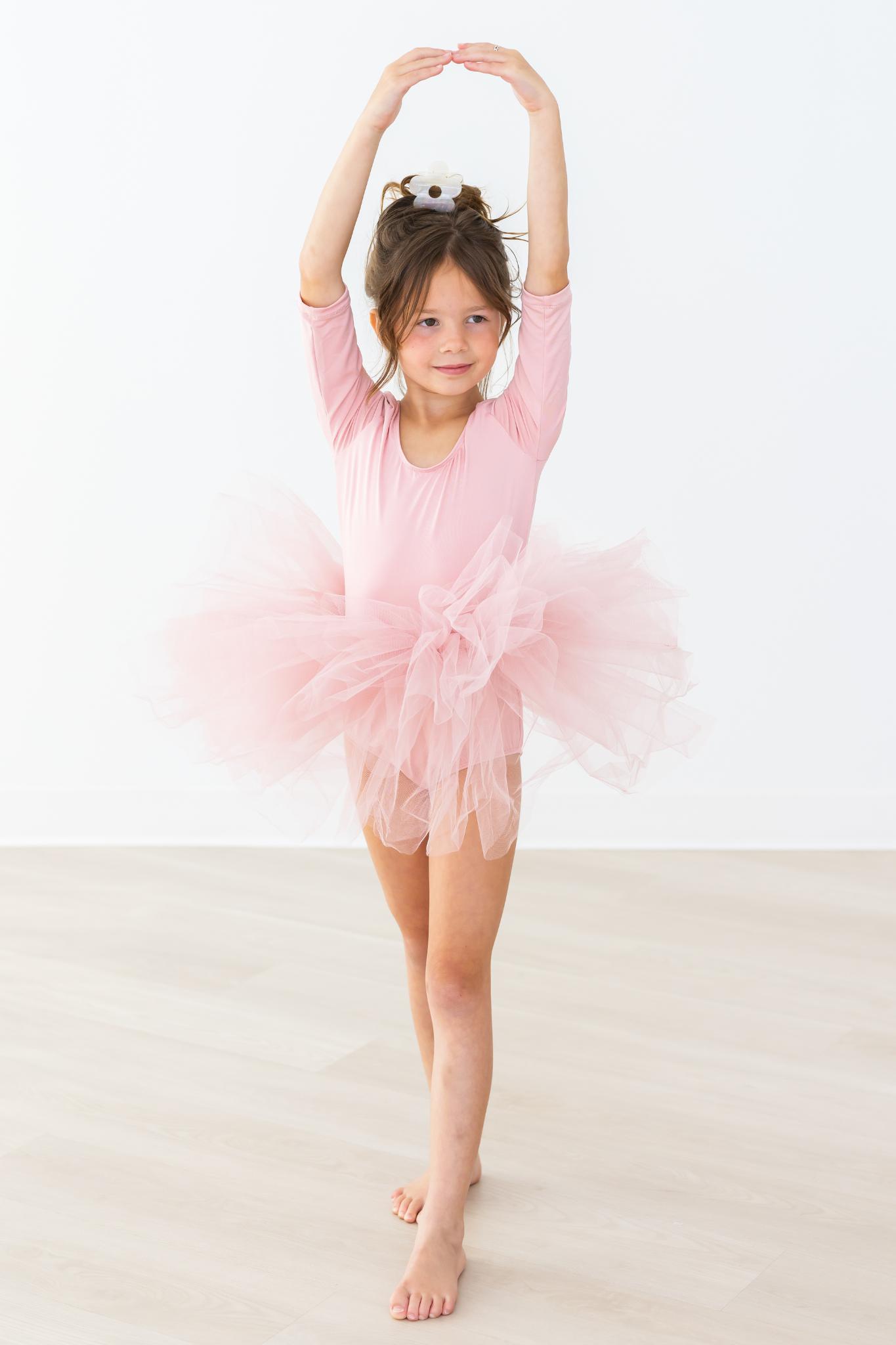 Vintage Pink 3/4 Tutu Leotard - Mack & Harvie