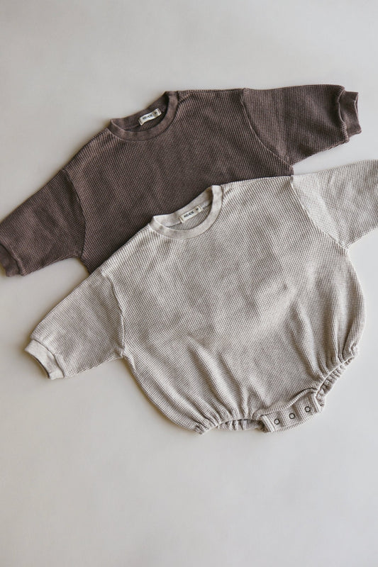 Waffle Bubble Onesie - Mack & Harvie