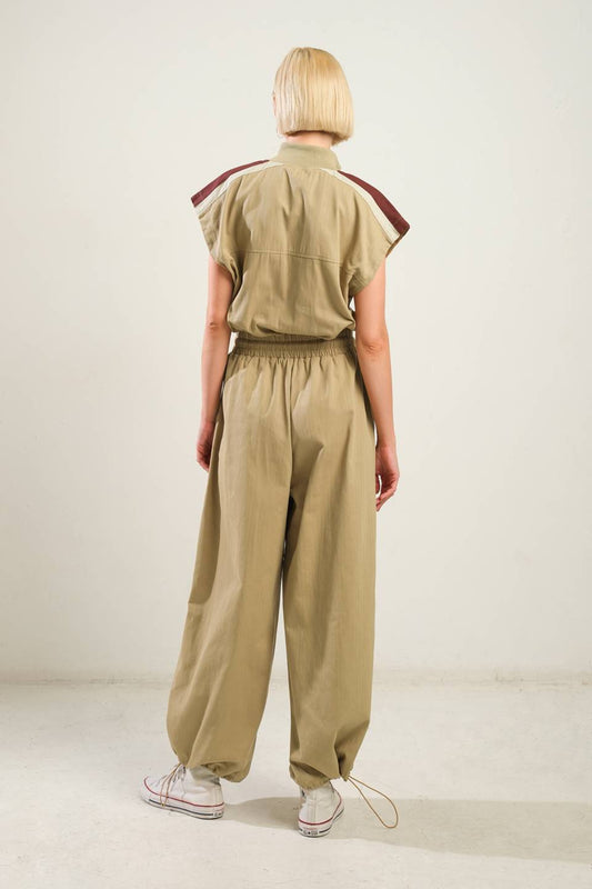 WAVE OF ELEGANCE WOVEN JUMPSUIT - Mack & Harvie