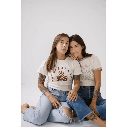 We All Start Out As Strangers Ringer Tee - Mack & Harvie