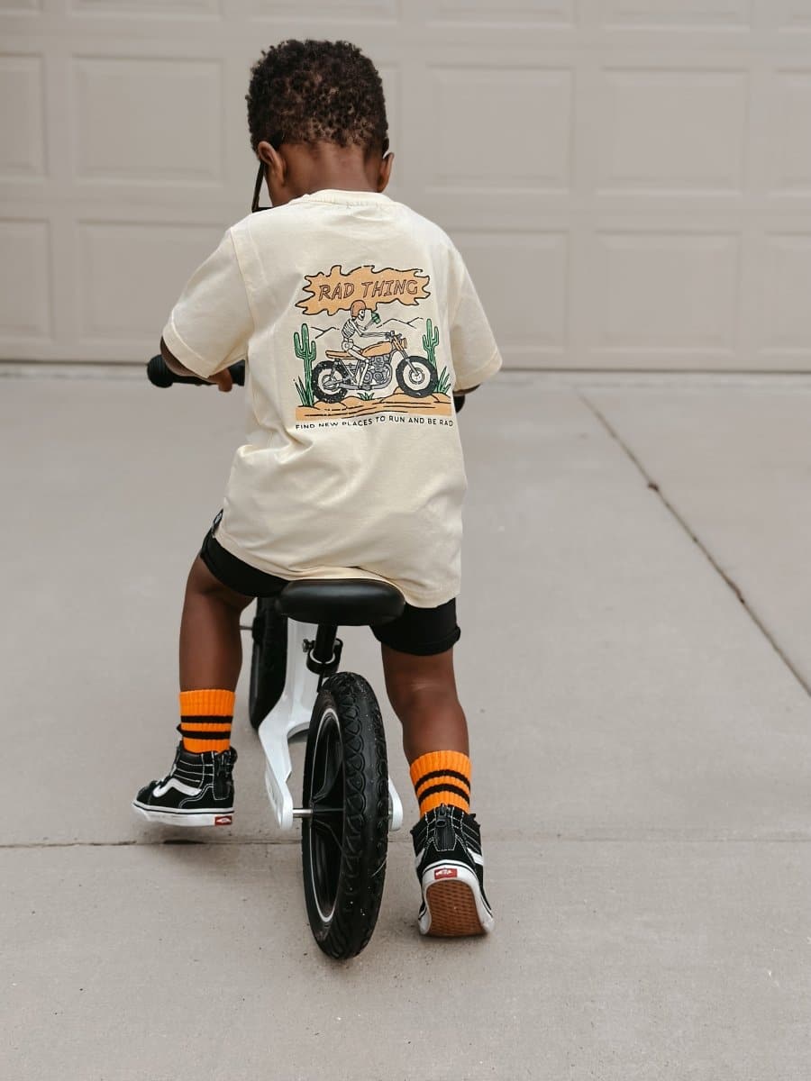 WHERE THE RAD THINGS ARE™ TEE - GOLDEN YELLOW - Mack & Harvie