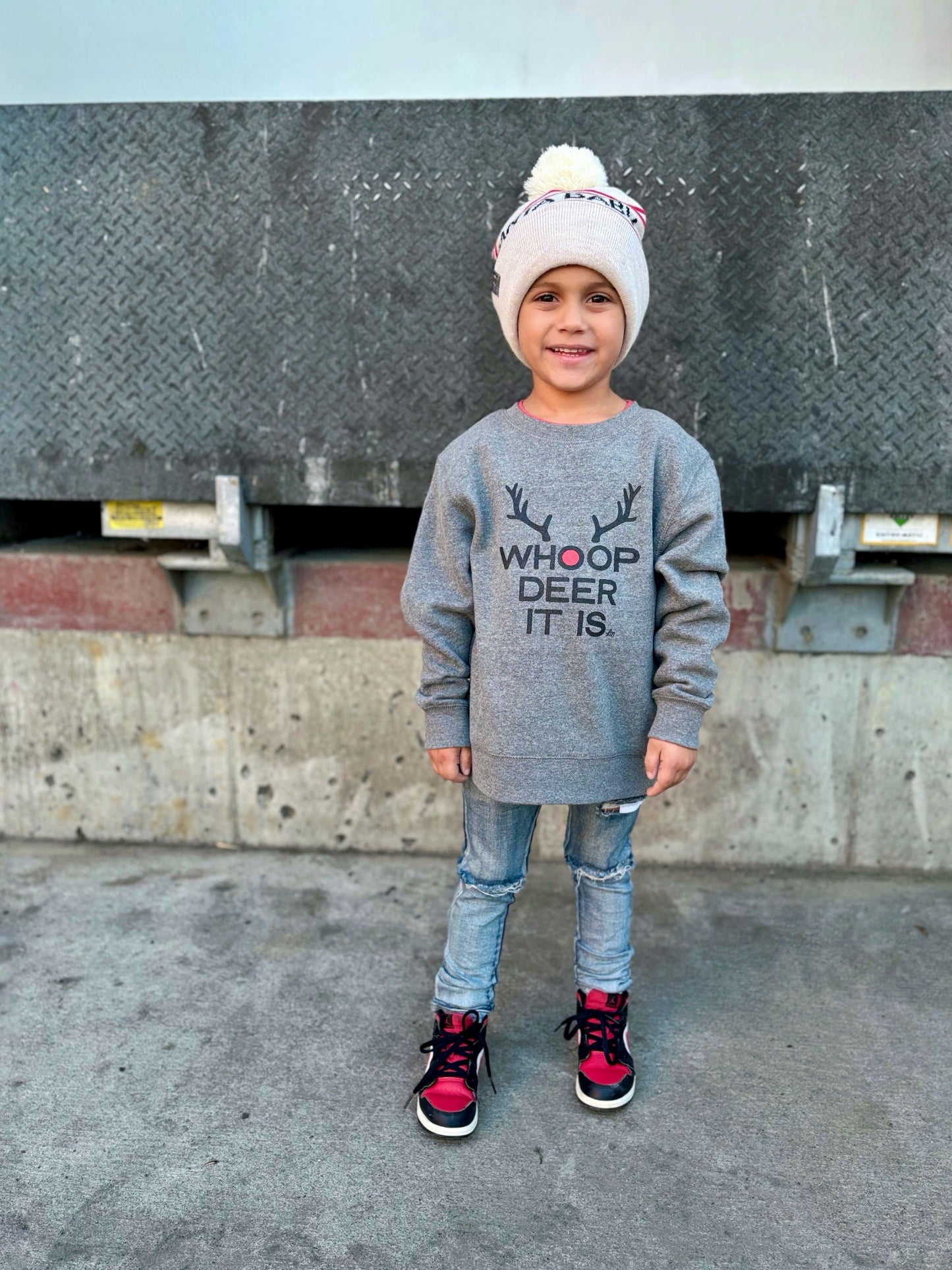 Whoop Deer It Is Crewneck