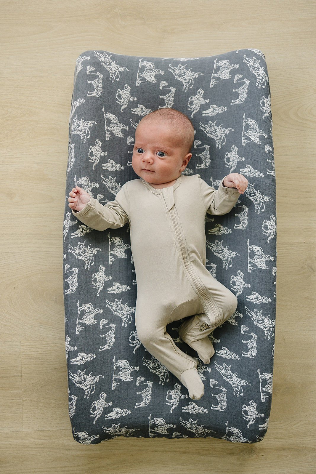 Wild West Muslin Changing Pad Cover - Mack & Harvie