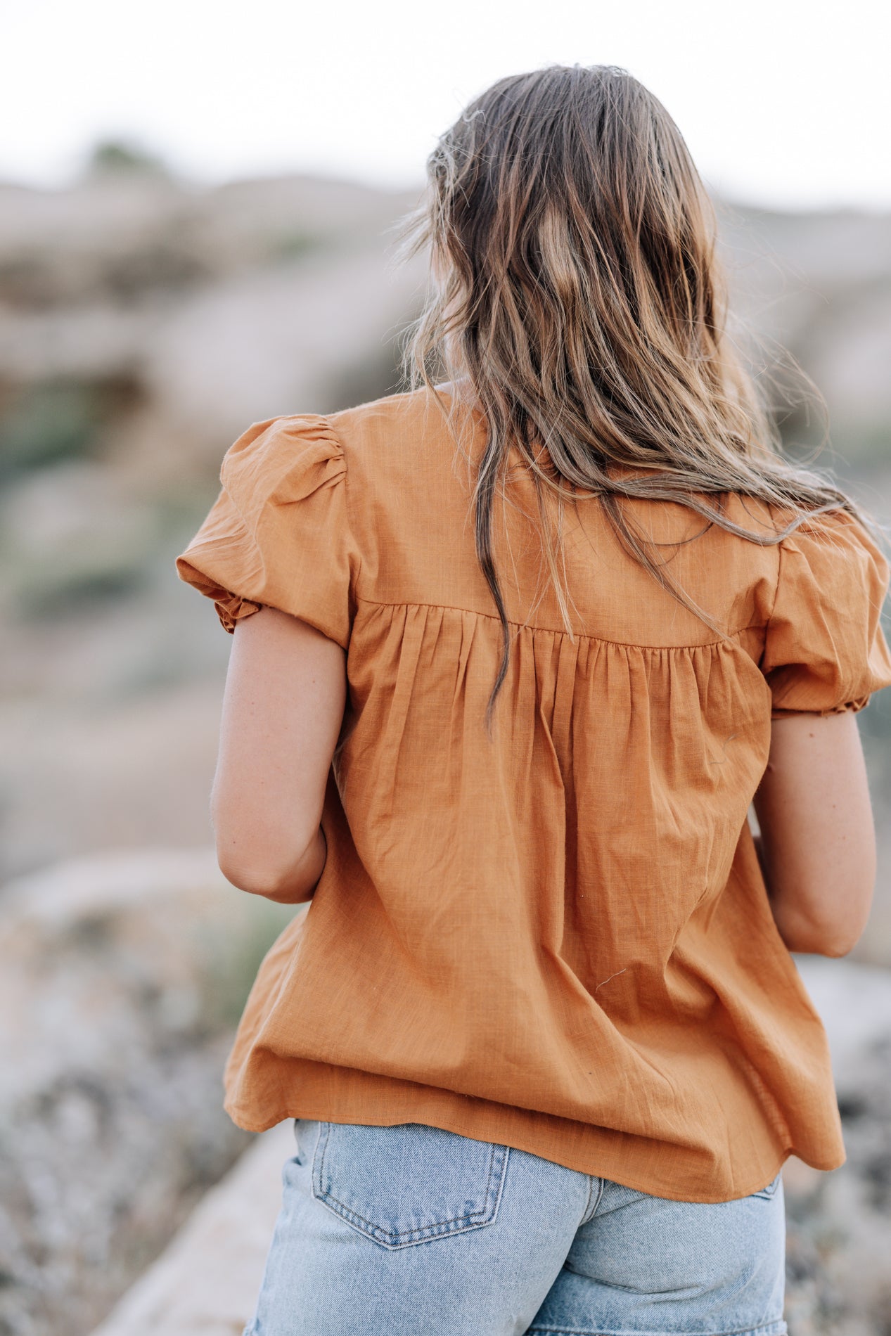 Winny Top in Camel - Mack & Harvie