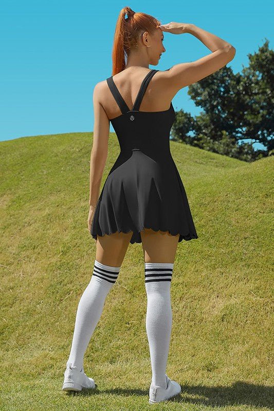 Women Workout Golf Tennis Dress with Shorts Pocket - Mack & Harvie