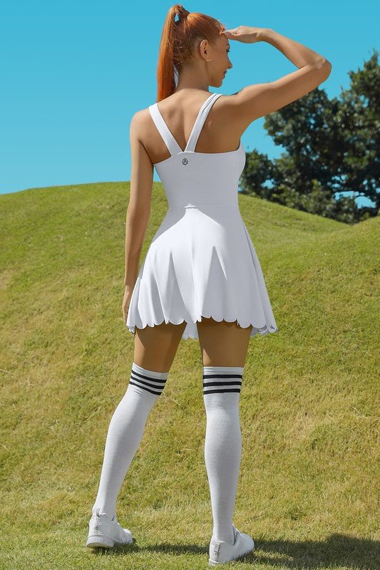 Women Workout Golf Tennis Dress with Shorts Pocket - Mack & Harvie