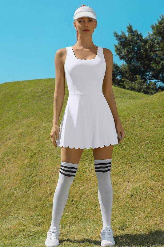 Women Workout Golf Tennis Dress with Shorts Pocket - Mack & Harvie