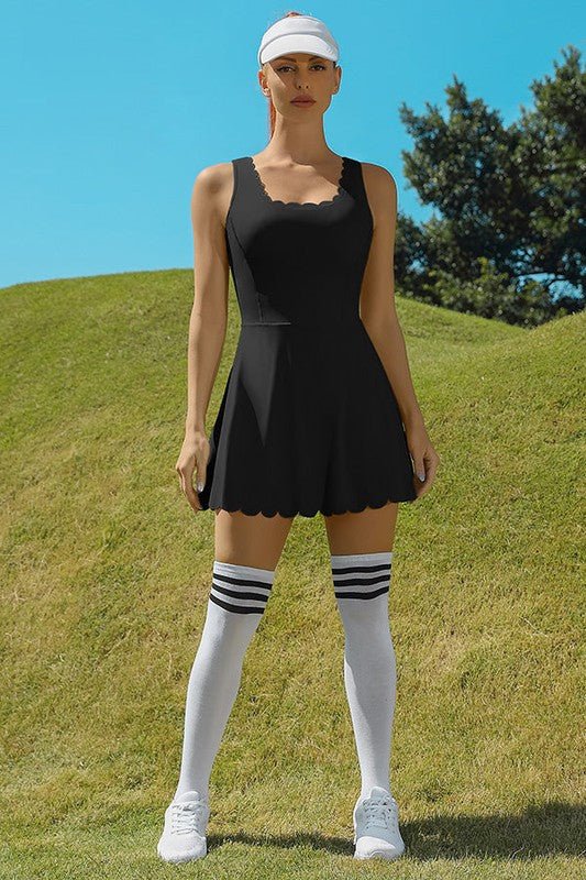 Women Workout Golf Tennis Dress with Shorts Pocket - Mack & Harvie