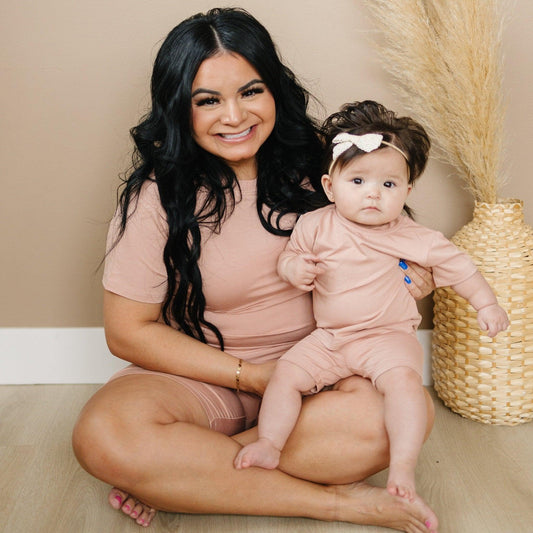 Women's Bamboo Tee & Bike Shorts - sold as separates