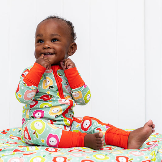 ZIP ROMPER - Kawaii Apple - Mack & Harvie