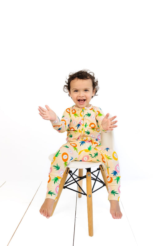 ZIP ROMPER - Kawaii Pineapple - Mack & Harvie